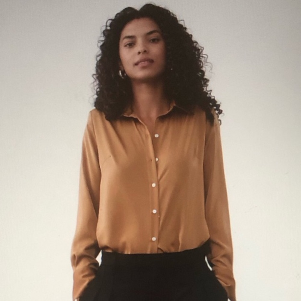 BANANA REPUBLIC silky classic shirt